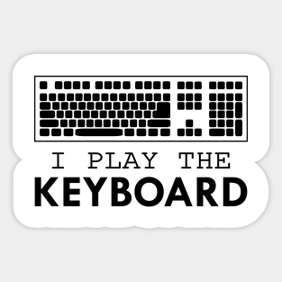 Coder - I play the keyboard Sticker